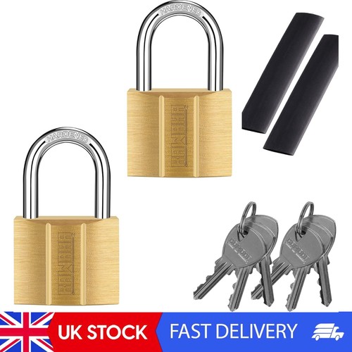 Brass keyed padlock - 81/40-2p,